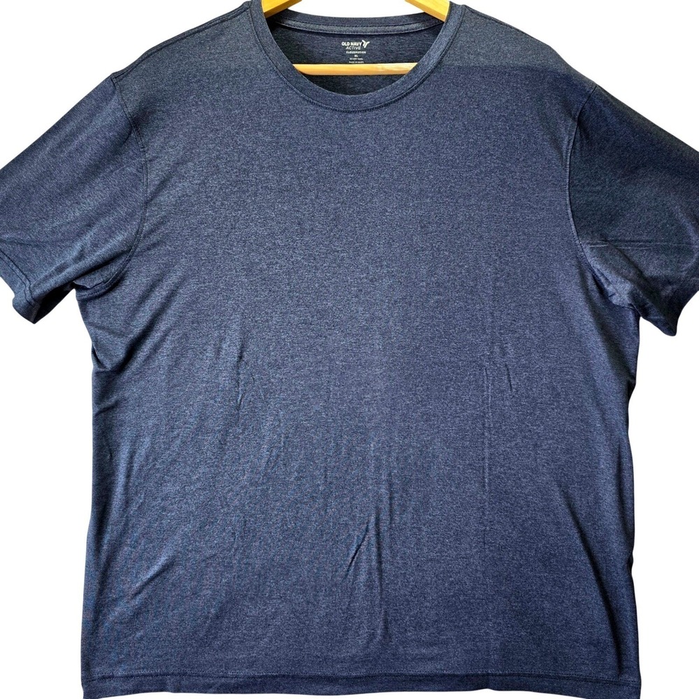 Old‎ Navy Active Cloudmotion Mens Size XL Blue Go-Dry Cool T-Shirt Super Soft